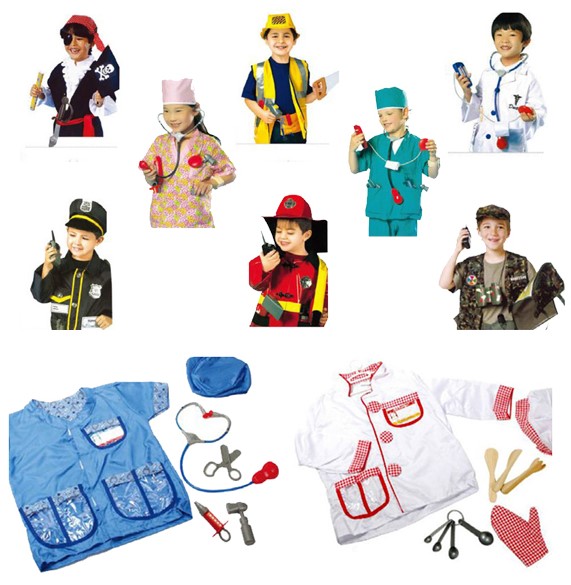 역할의상놀이 10종세트				 				