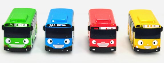 타요 스페셜 꼬마버스세트 4종