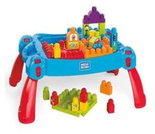 접이식 수납형 블록놀이 테이블